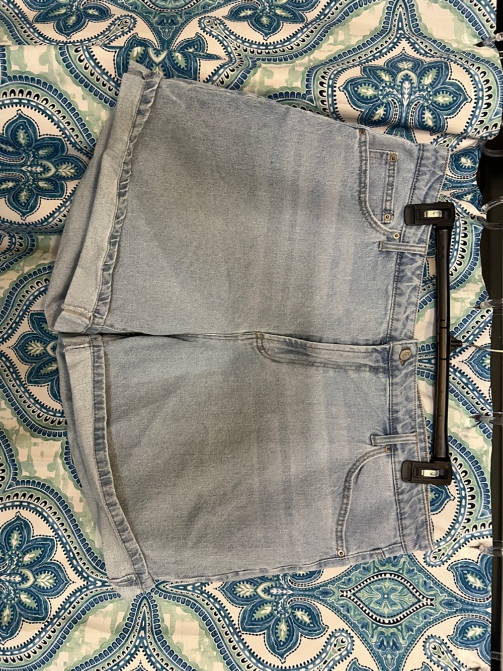 Vanilla Star Light Blue Denim Jean Shorts